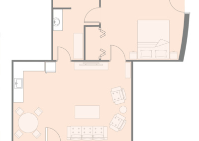 Suite 1 floor plan